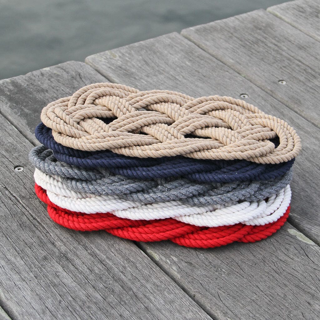 Ocean Plait Nautical Trivet, 5 Color Choices Mystic Knotwork 