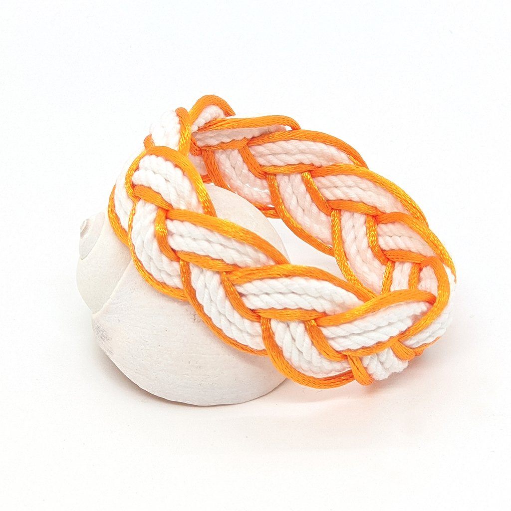 Orange Sailor Bracelet Satin Outline bracelet Mystic Knotwork 