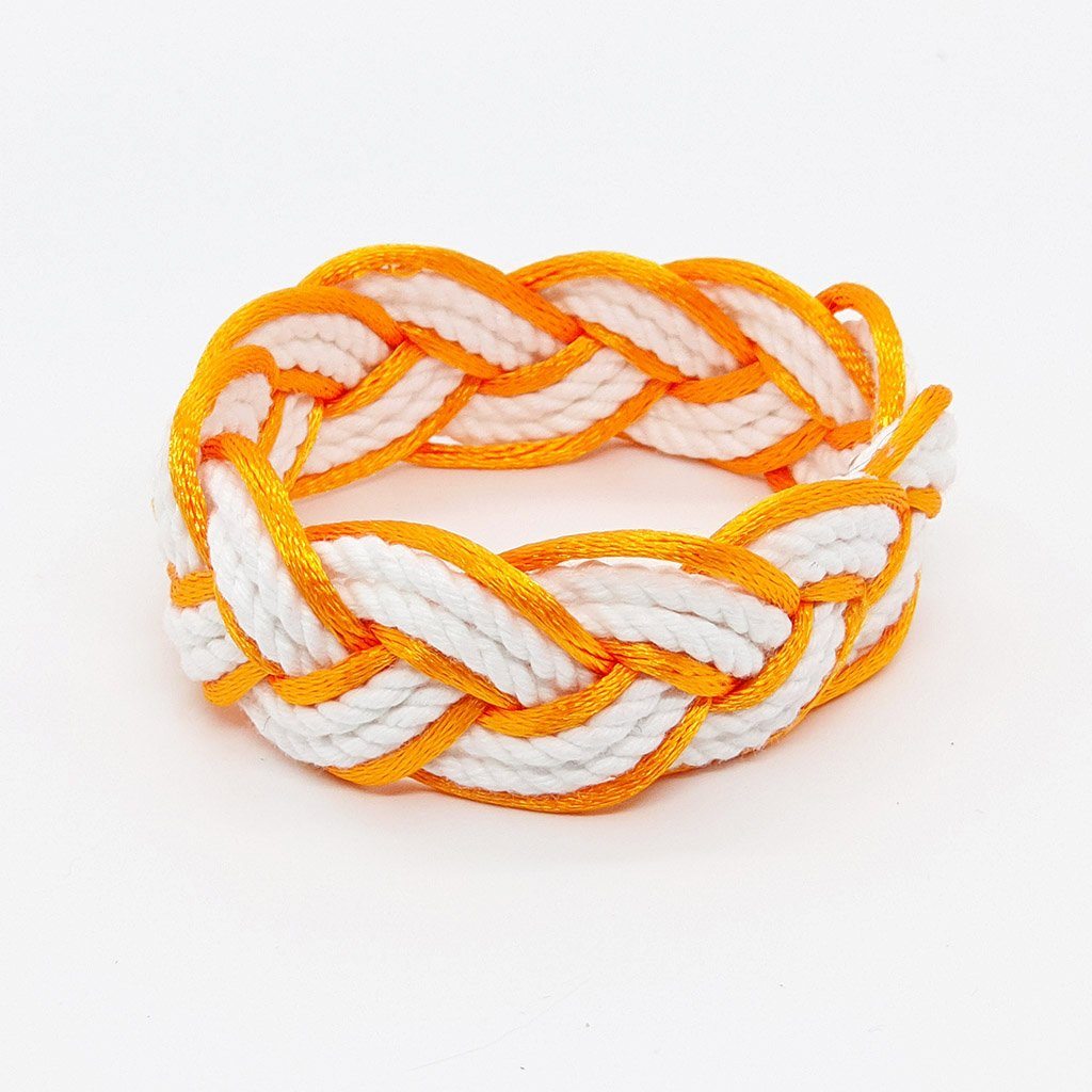 Orange Sailor Bracelet Satin Outline bracelet Mystic Knotwork 