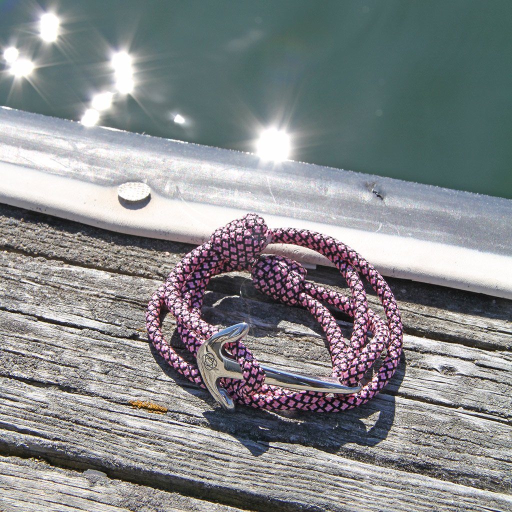 Pink Diamond Adjustable Anchor Wrap Use as a Bracelet,Anklet,or Necklace 326 Mystic Knotwork 