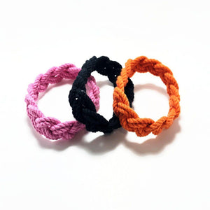 Nautical Knot Narrow Sailor Bracelet, Choose from 18 Colors handmade at Mystic Knotwork
