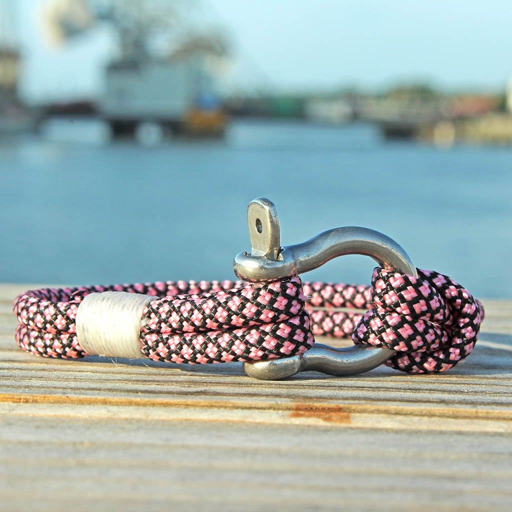 Pink Diamond Nautical Shackle Bracelet 326 Mystic Knotwork 