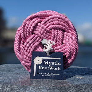 Sailor Knot Coasters, Woven in Pink , Set of 4 home decoration Mysticknotwork.com 