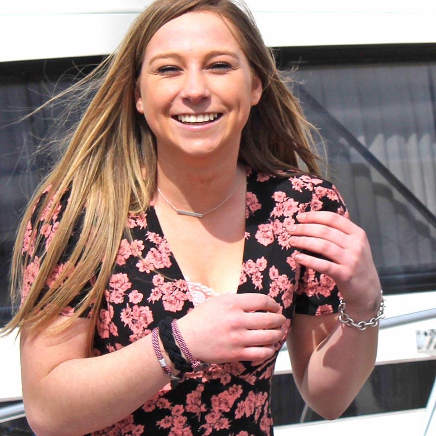 Pink Diamond Nautical Anchor Bracelet Stainless Steel 326 Mystic Knotwork 