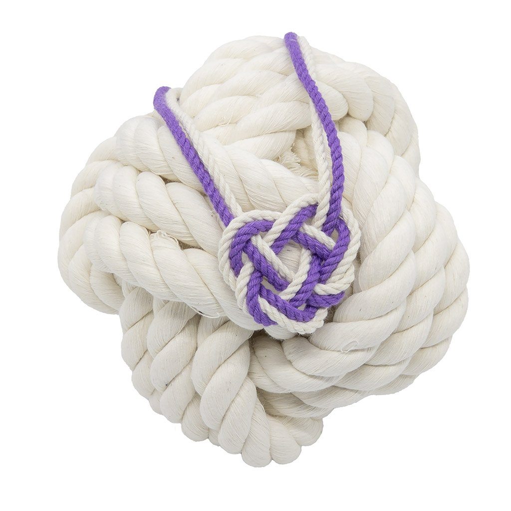 Celtic Heart Knot Necklace necklace Mysticknotwork.com Purple 