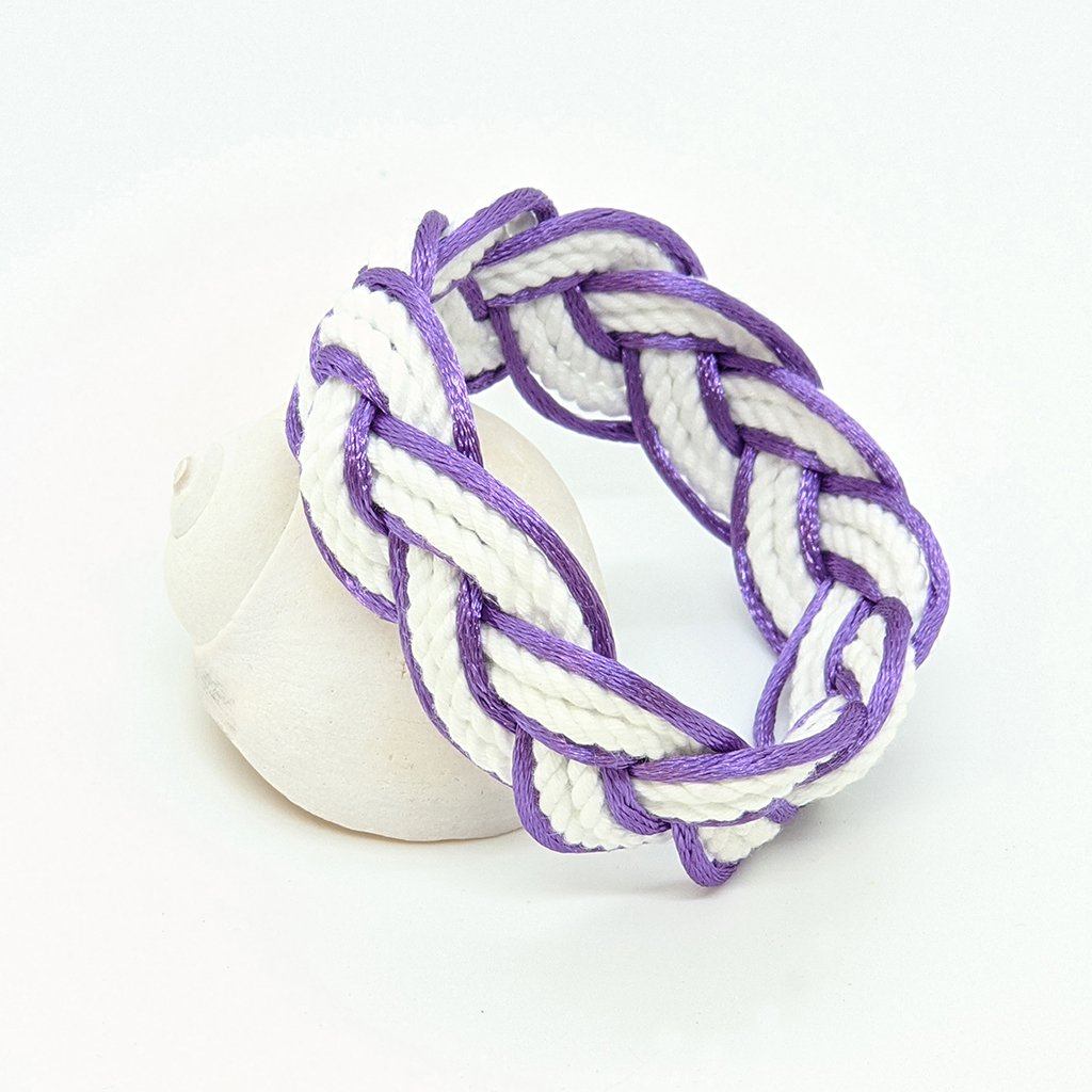 Purple Sailor Bracelet Satin Outline bracelet Mystic Knotwork 