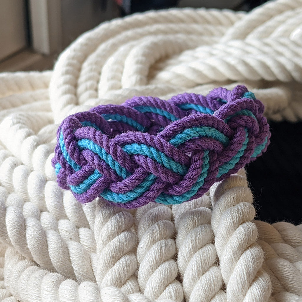 Striped Sailor Bracelet, Custom Colors - Choose Your Own bracelet Mysticknotwork.com 