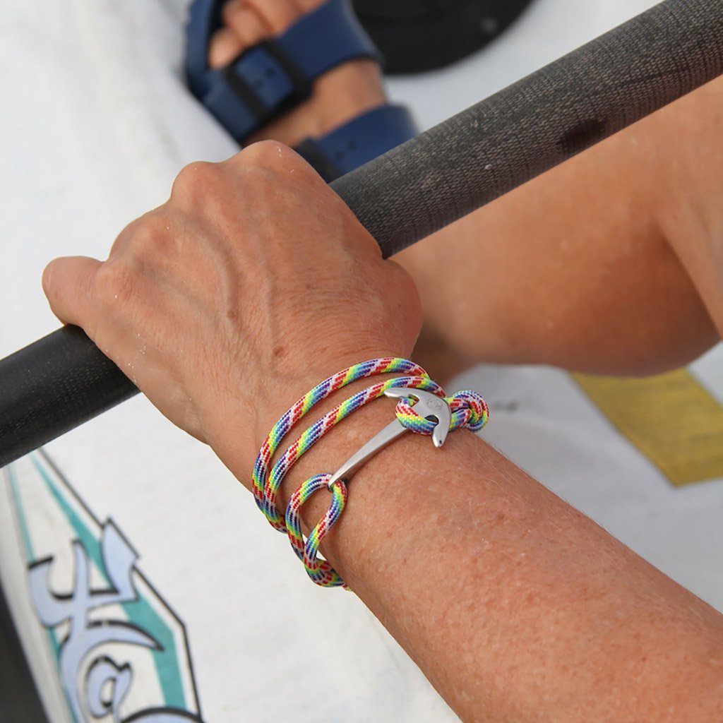 Rainbow Adjustable Anchor Wrap Use as a Bracelet,Anklet,or Necklace 137 Mystic Knotwork 