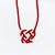 Celtic Heart Knot Necklace necklace Mysticknotwork.com Red 