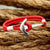 Red Nautical Anchor Bracelet Stainless Steel 028 Mystic Knotwork 
