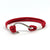 Red Nautical Fish Hook Bracelet 028 Mystic Knotwork Small 6" 