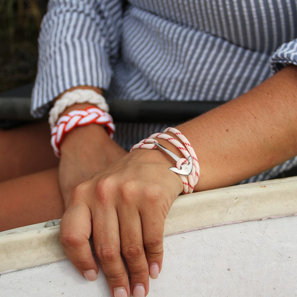 Burgundy Adjustable Anchor Wrap Use as a Bracelet,Anklet,or Necklace 022 Mystic Knotwork 