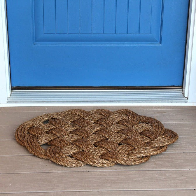 Nautical Large Nautical Rope Mat from Natural Manila Rope 2275 Made in the  USA by hand in Mystic, Connecticut $ 247.50