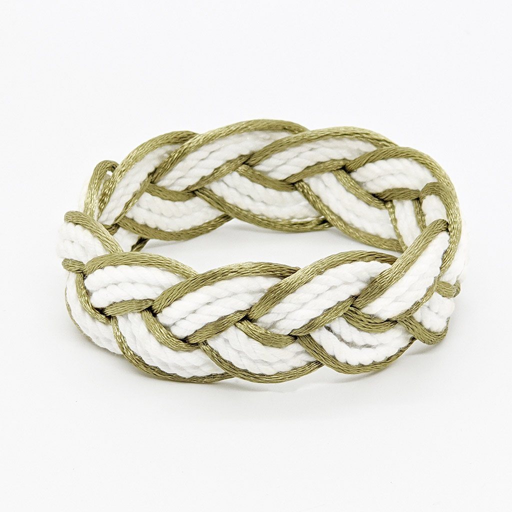 Sage Green Sailor Bracelet Satin Outline bracelet Mystic Knotwork 