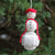 Red Cap Nautical Snowman Hand Woven Monkey Knots for your tree Mystic Knotwork 