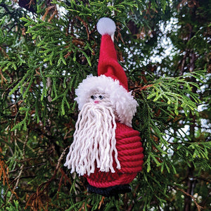 Nautical Santa Hand Woven Monkey Knots For Your Tree Christmas Mystic Knotwork 
