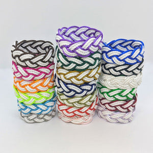 Sailor Bracelet Outlined in Satin - 19 Colors bracelet Mystic Knotwork 
