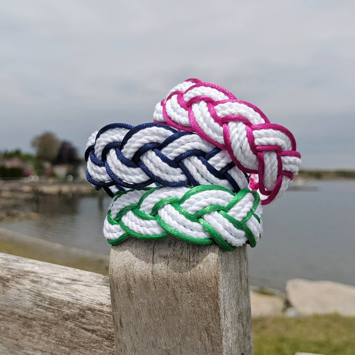 Emerald Sailor Bracelet Satin Outline bracelet Mystic Knotwork 