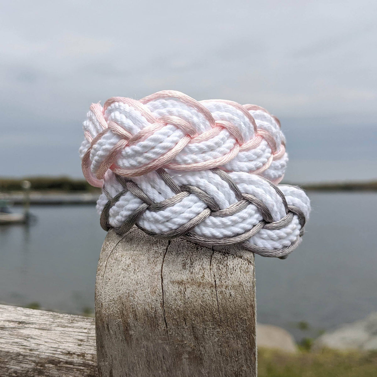 Light Pink Sailor Bracelet Satin Outline bracelet Mystic Knotwork 