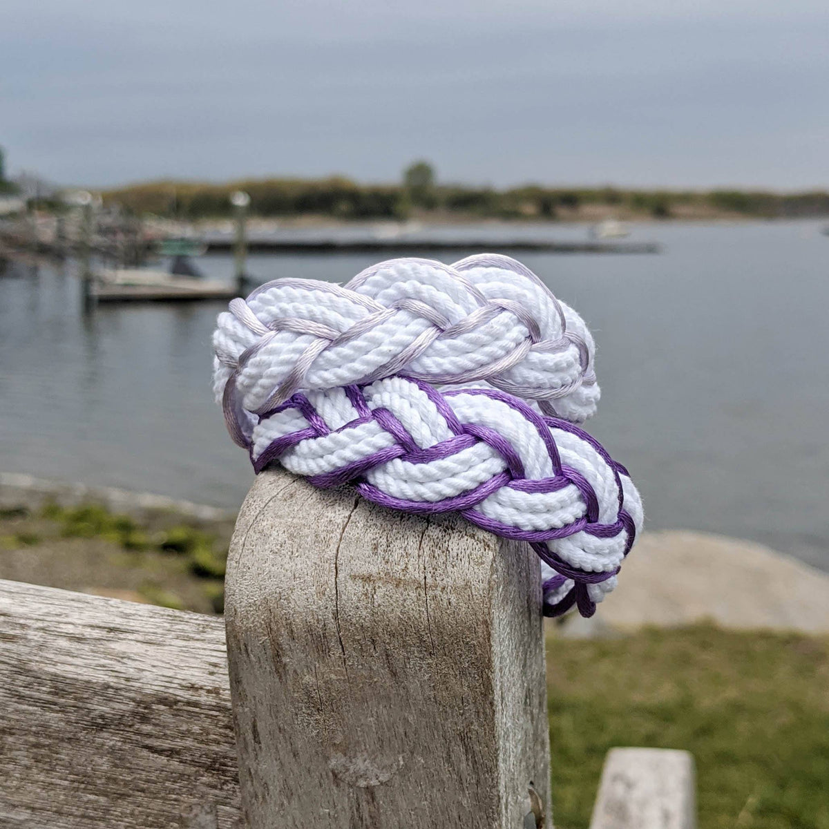 Purple Sailor Bracelet Satin Outline bracelet Mystic Knotwork 