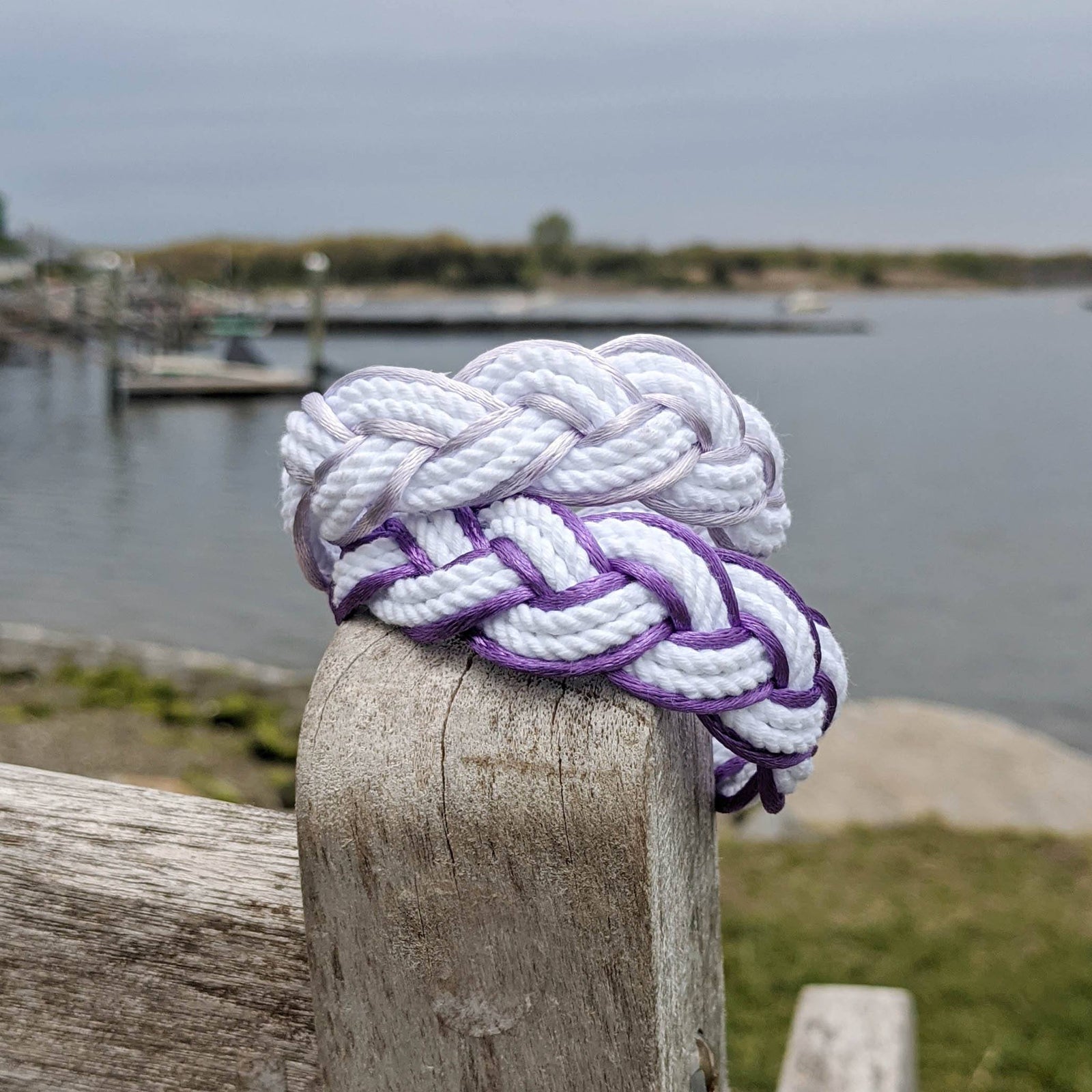 Purple Sailor Bracelet Satin Outline bracelet Mystic Knotwork 