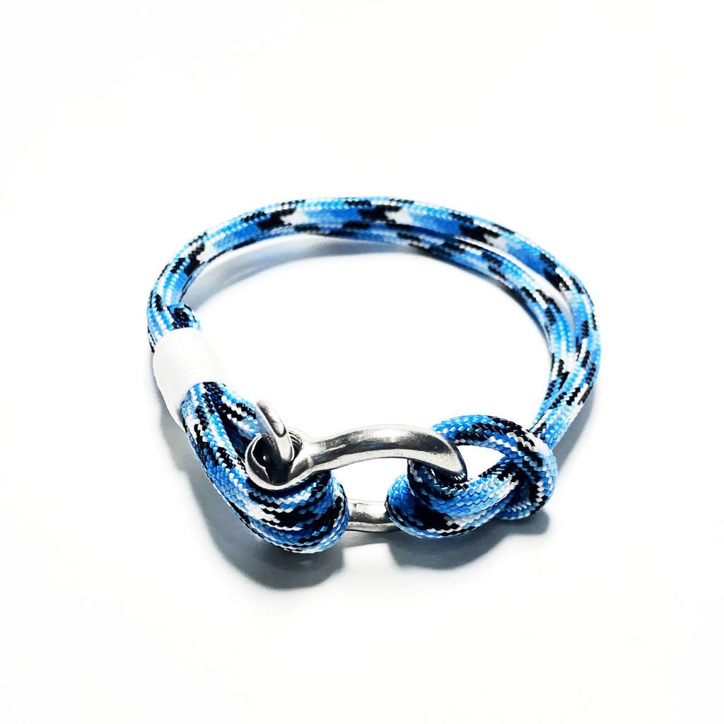 Blue Ice Nautical Shackle Bracelet 074 Mystic Knotwork 