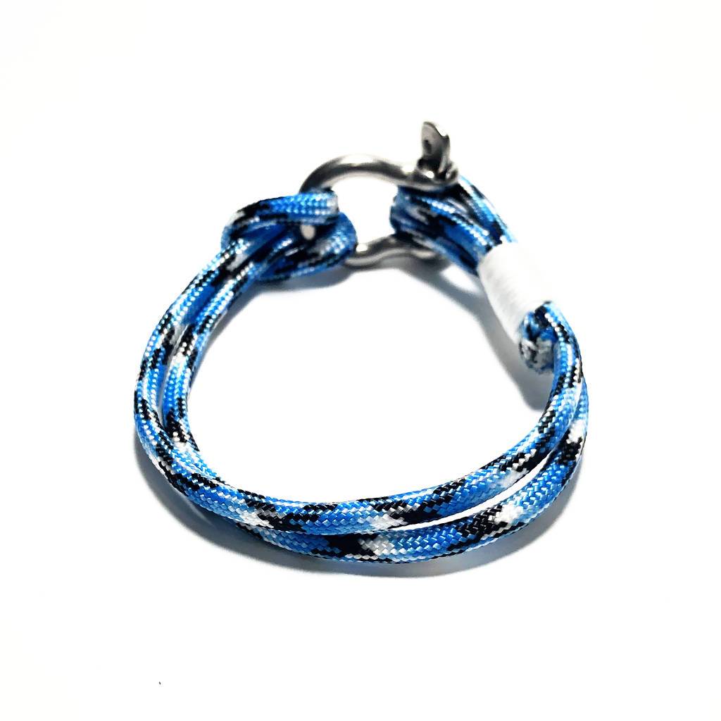 Blue Ice Nautical Shackle Bracelet 074 Mystic Knotwork 