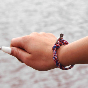 Patriotic Nautical Shackle Bracelet 187 Mystic Knotwork 