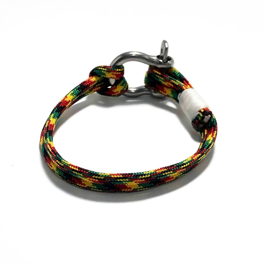 Rasta Nautical Shackle Bracelet 191 Mystic Knotwork 