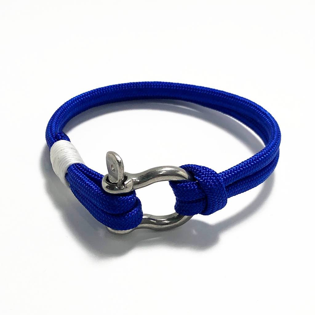 Royal Blue Nautical Shackle Bracelet 029 Mystic Knotwork 