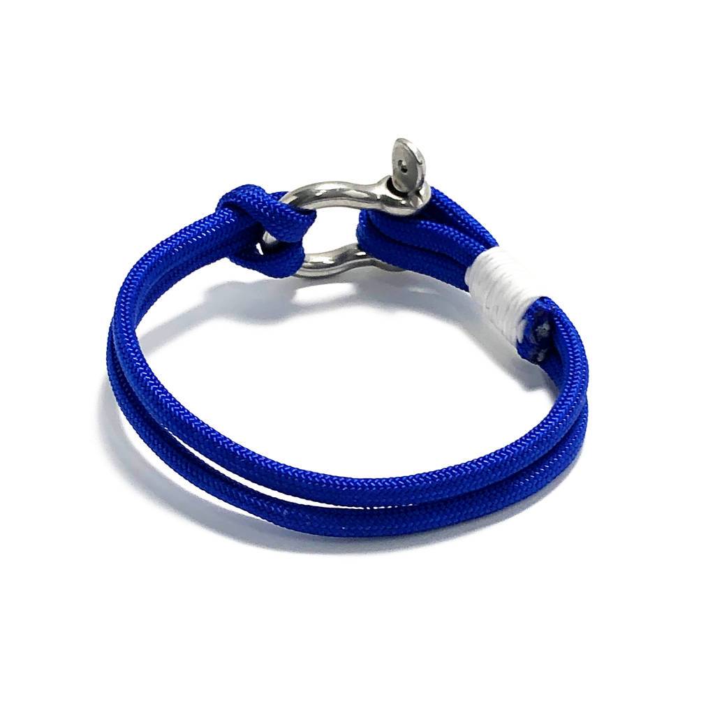Blue Ice Nautical Whale Tail Bracelet Brass 074 Medium 7