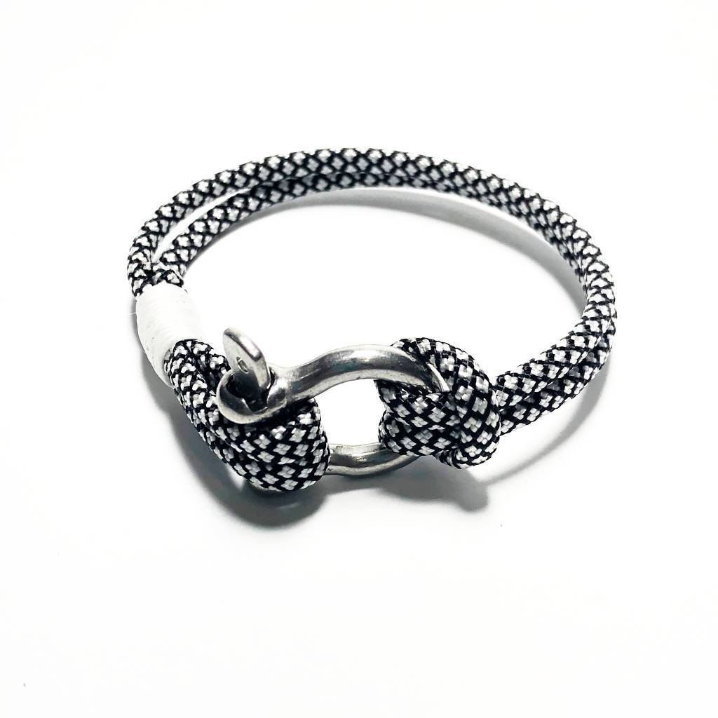 Black Diamond Nautical Shackle Bracelet 167 Small 6