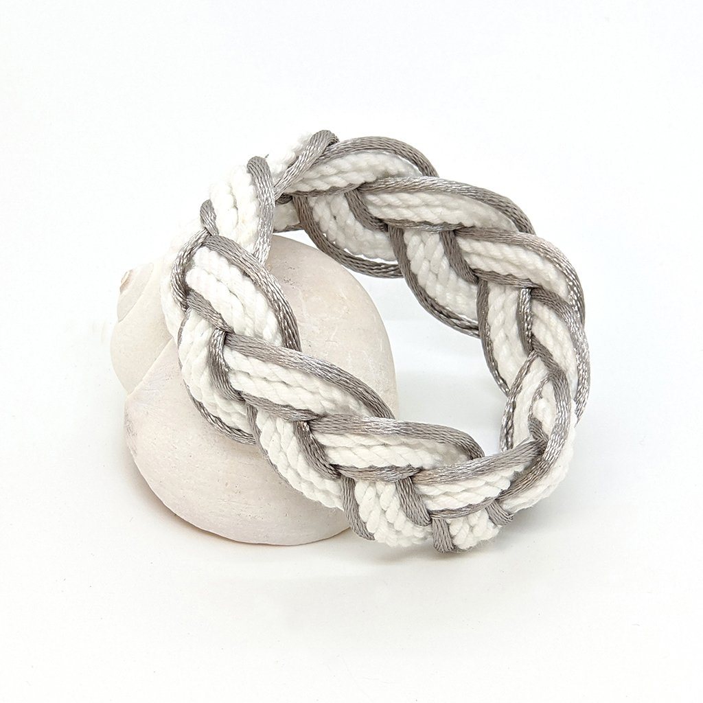 Silver Sailor Bracelet Satin Outline bracelet Mystic Knotwork 