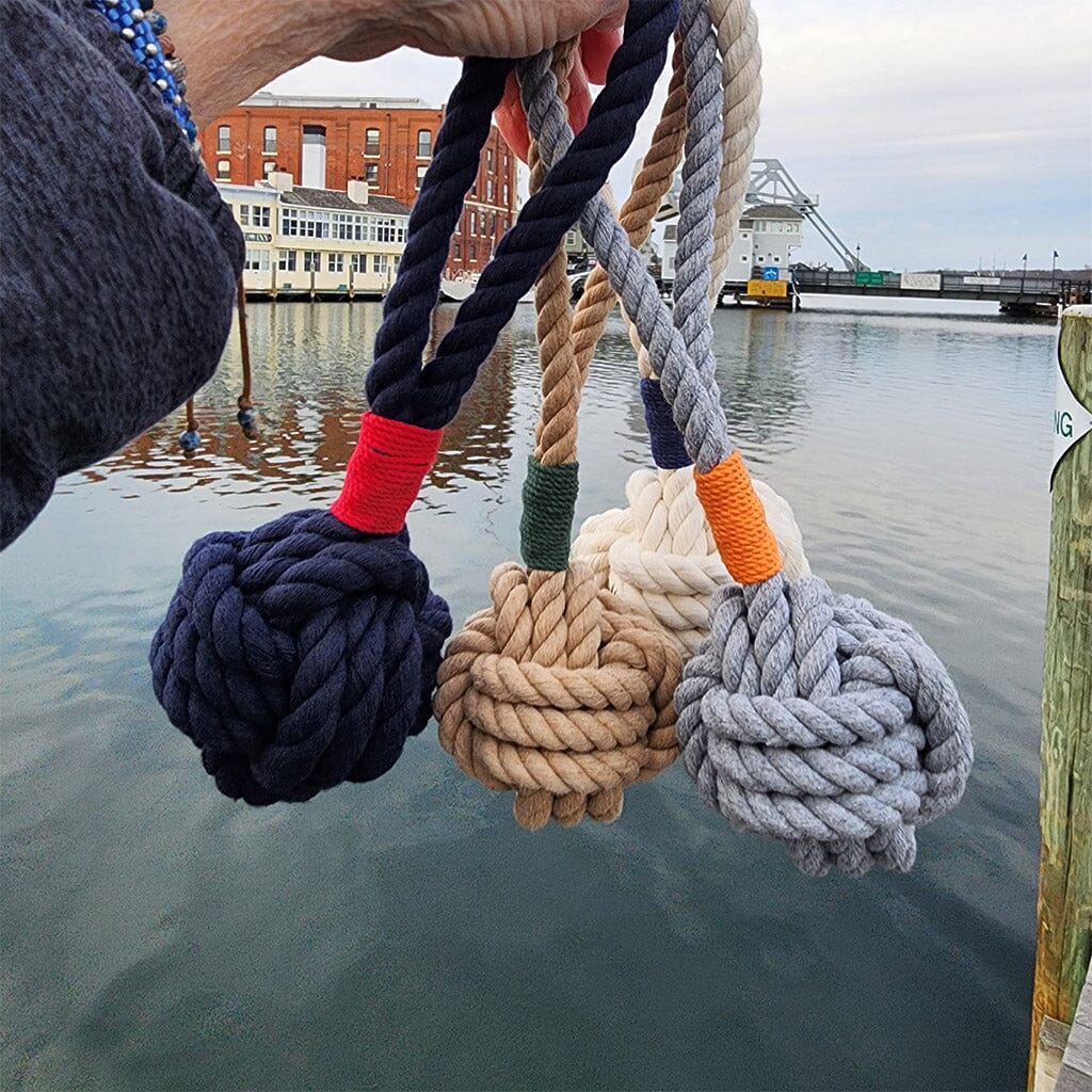 Small Monkey Fist Rope Dog Toy pet toy Mysticknotwork.com 