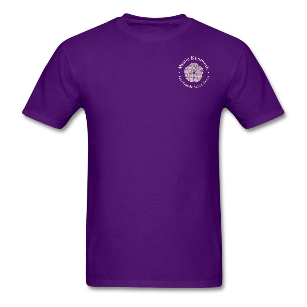 Mystic Knotwork Logo Tshirt - purple