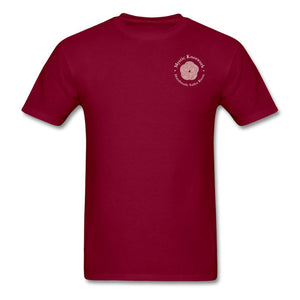 Mystic Knotwork Logo Tshirt - burgundy