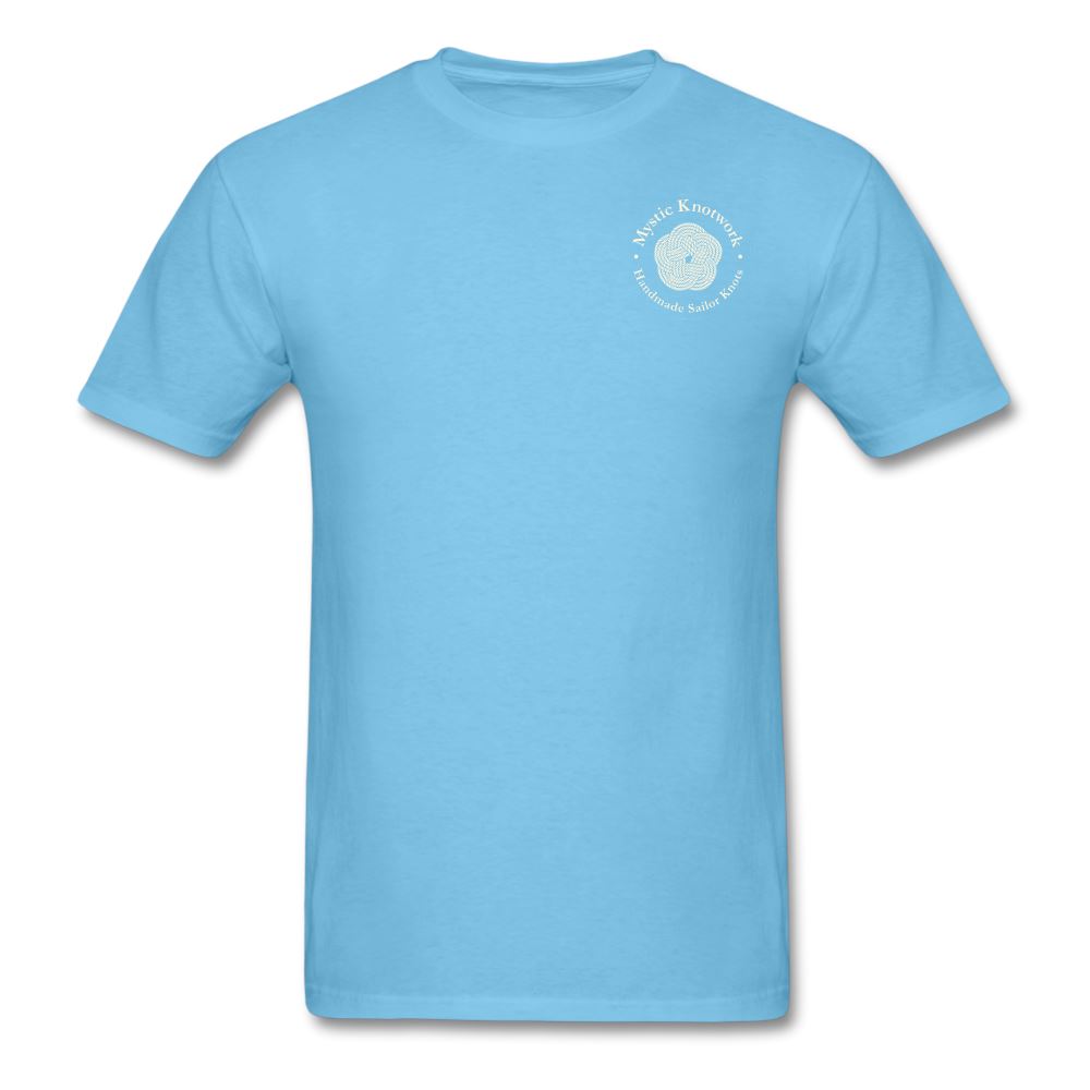 Mystic Knotwork Logo Tshirt - aquatic blue