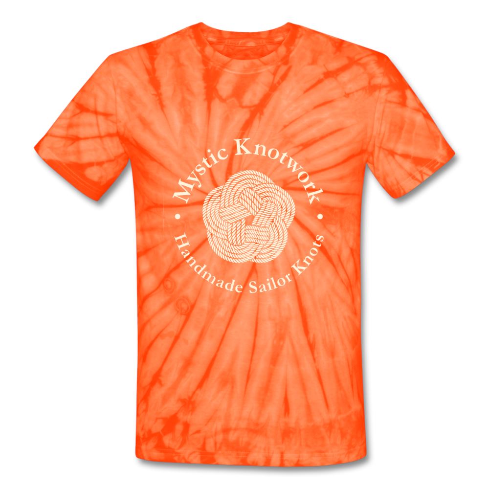 Tie Dye Mystic Knotwork Shirt - spider orange