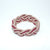 Nautical Knot Striped Sailor Bracelet, Various Burgundy - New! handmade at Mystic Knotwork