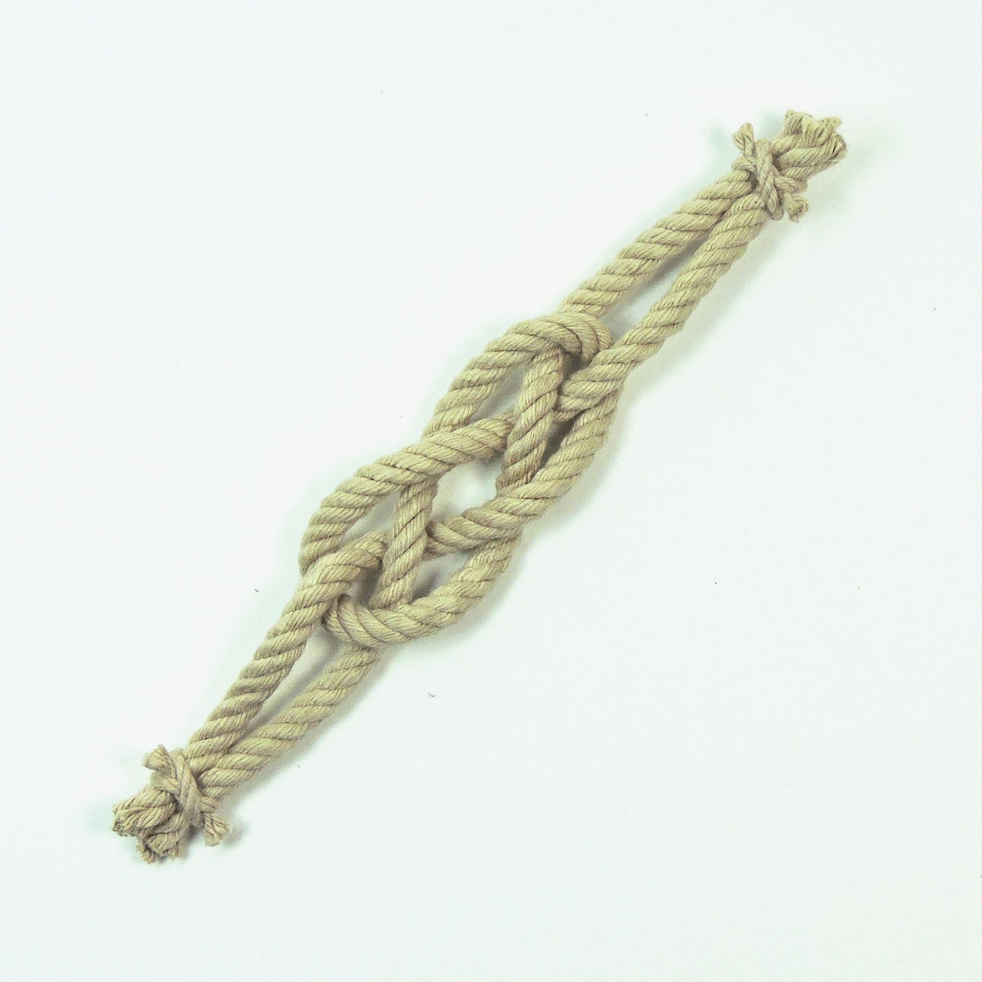 Nautical Knot Carrick Bend Boutonniere handmade at Mystic Knotwork