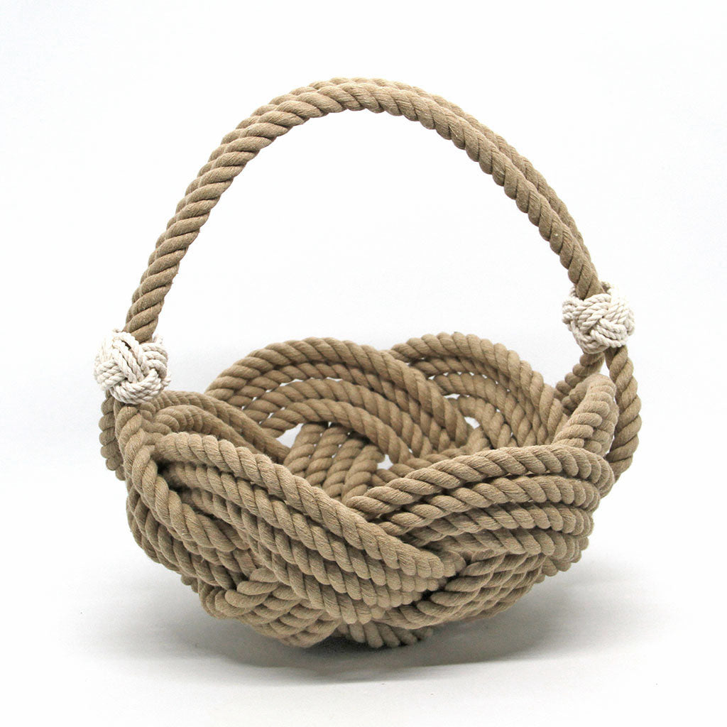Celtic Knotted Tan Basket Mystic Knotwork