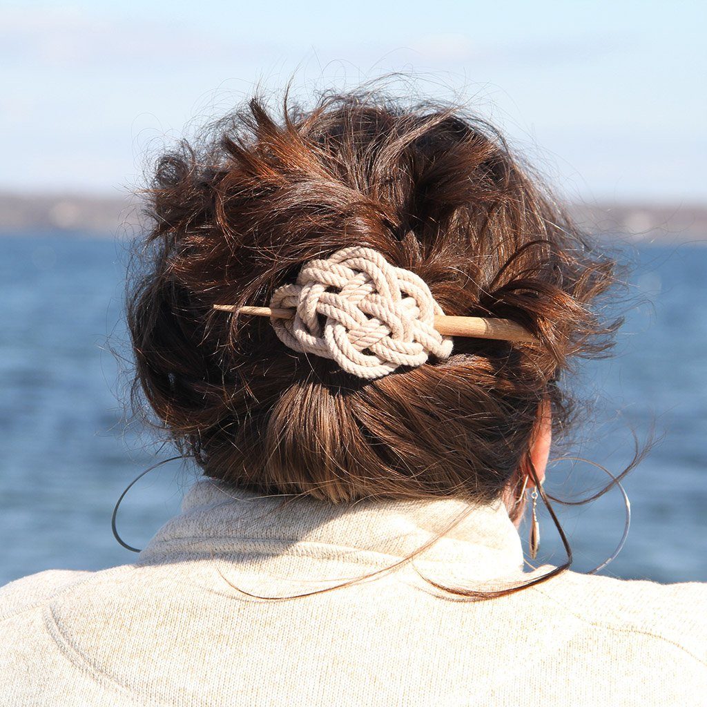 Celtic Weave Hair Stick Barrette in 17 Colors hair accessory Mystic Knotwork 