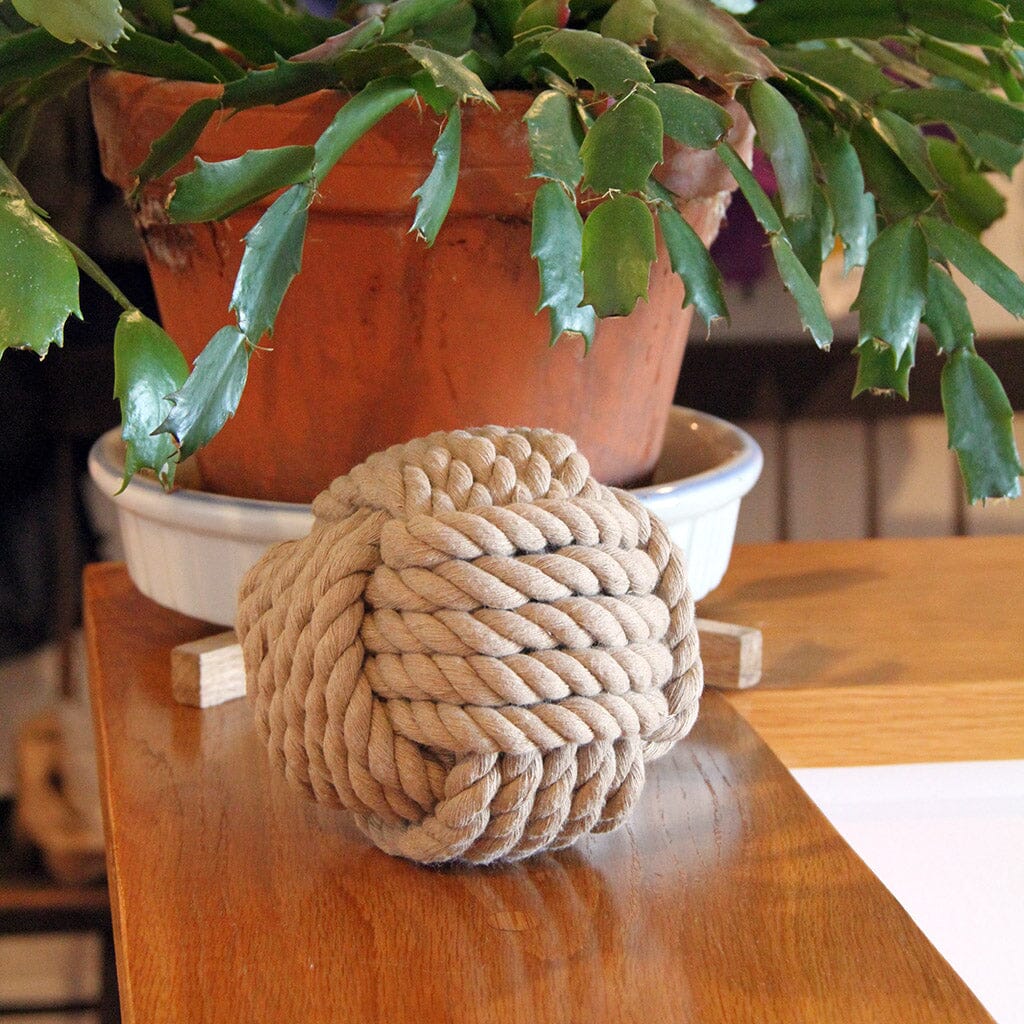 Nautical Knot Card Holder, Tan, 4.5", 5-Pass nautical wedding Mysticknotwork.com 