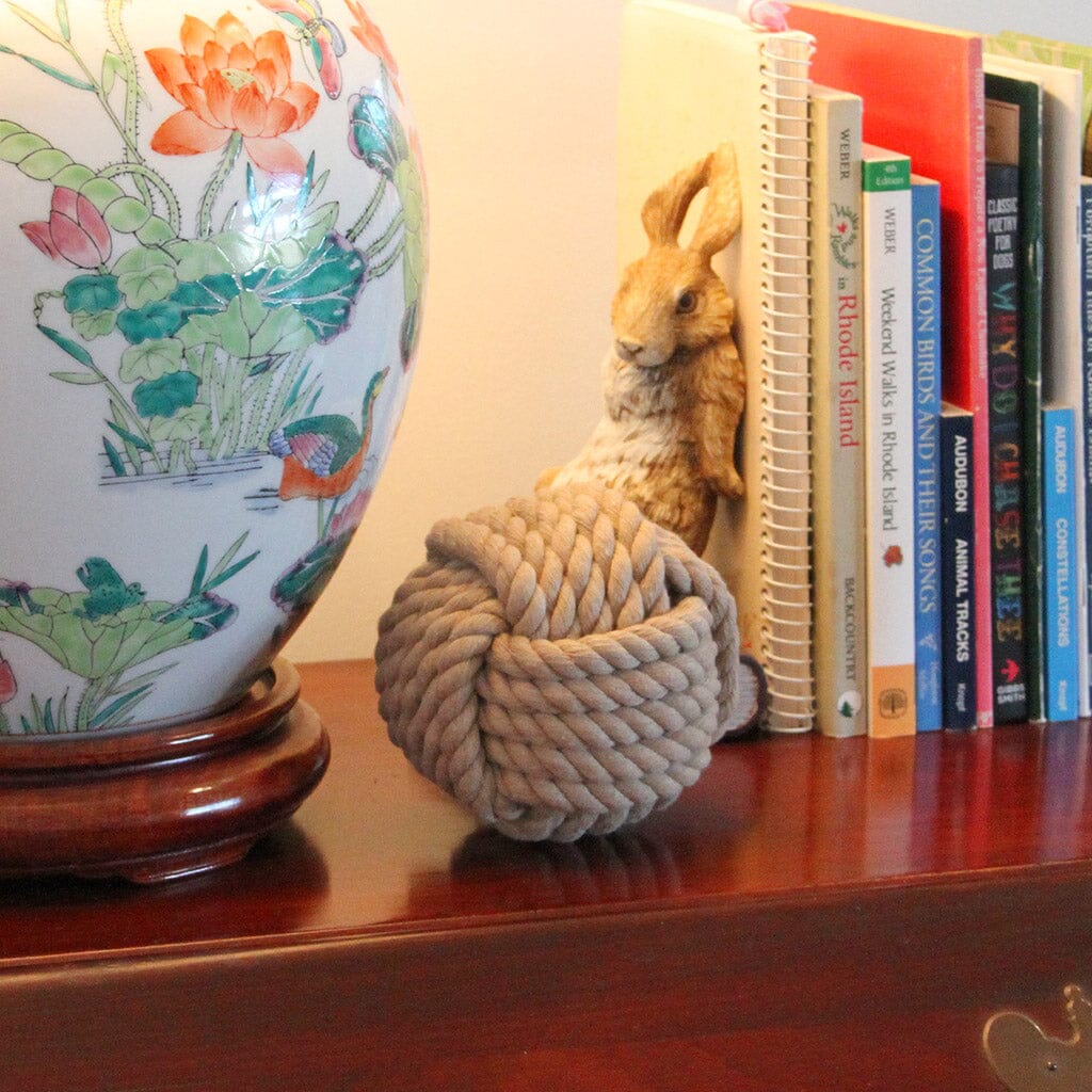 Nautical Knot Card Holder, Tan, 4.5", 5-Pass nautical wedding Mysticknotwork.com 