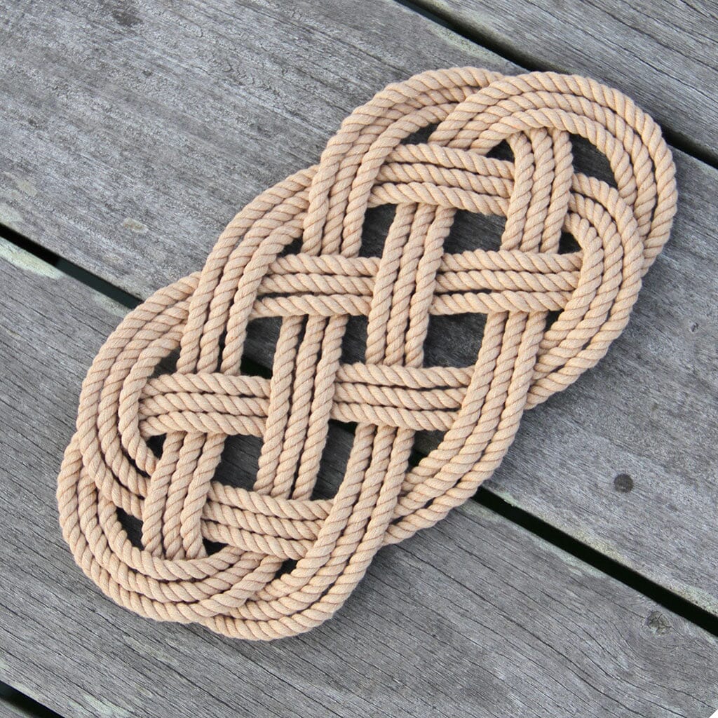 Ocean Plait Nautical Trivet, 5 Color Choices Mystic Knotwork 