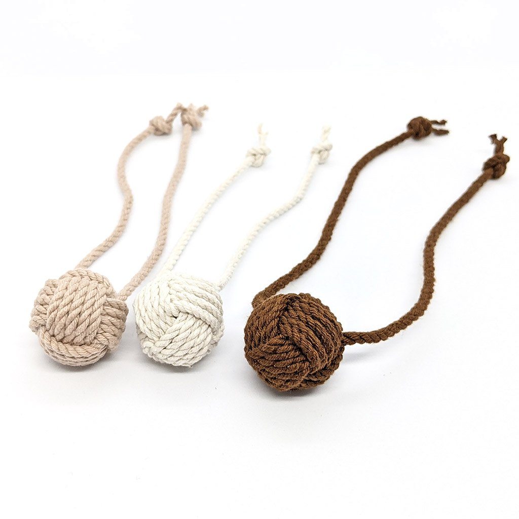 Monkey Fist Rope Cat Toy Mystic Knotwork 