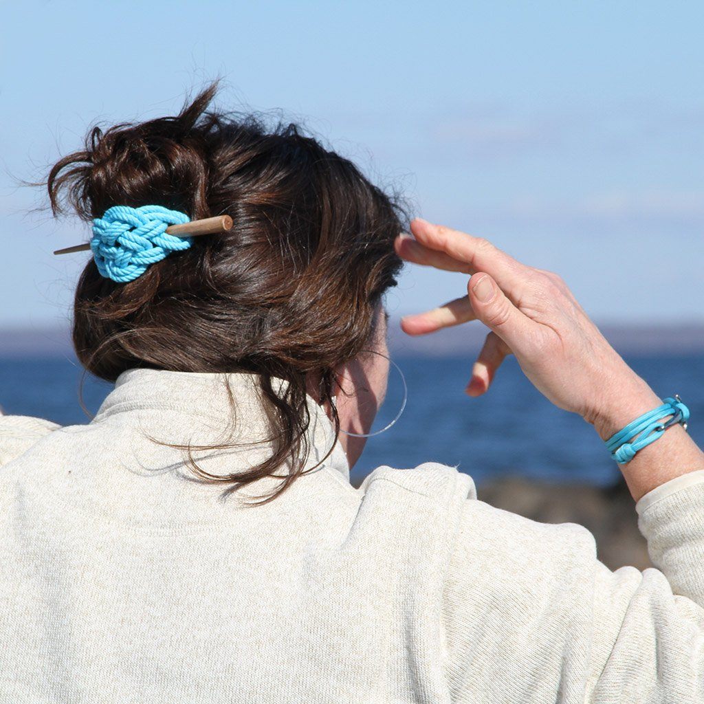 Celtic Weave Hair Stick Barrette in 17 Colors hair accessory Mystic Knotwork 