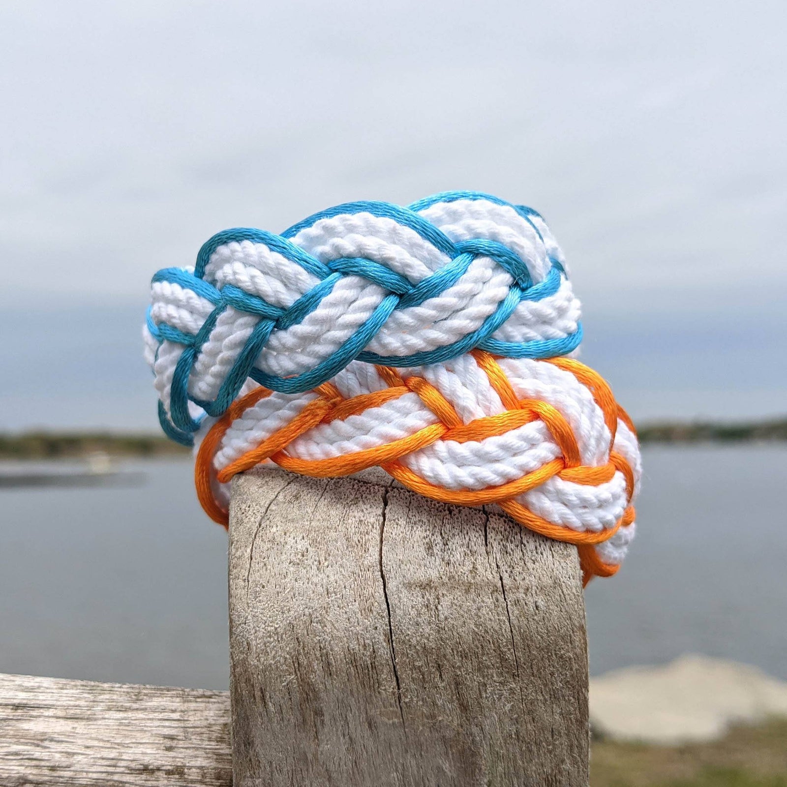 Turquoise Sailor Bracelet Satin Outline bracelet Mystic Knotwork 