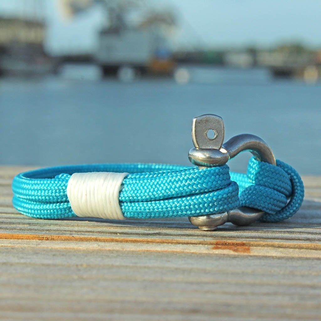 Turquoise Nautical Shackle Bracelet 016 Mystic Knotwork 