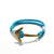 Turquoise Nautical Anchor Bracelet Brass 016 Mystic Knotwork 